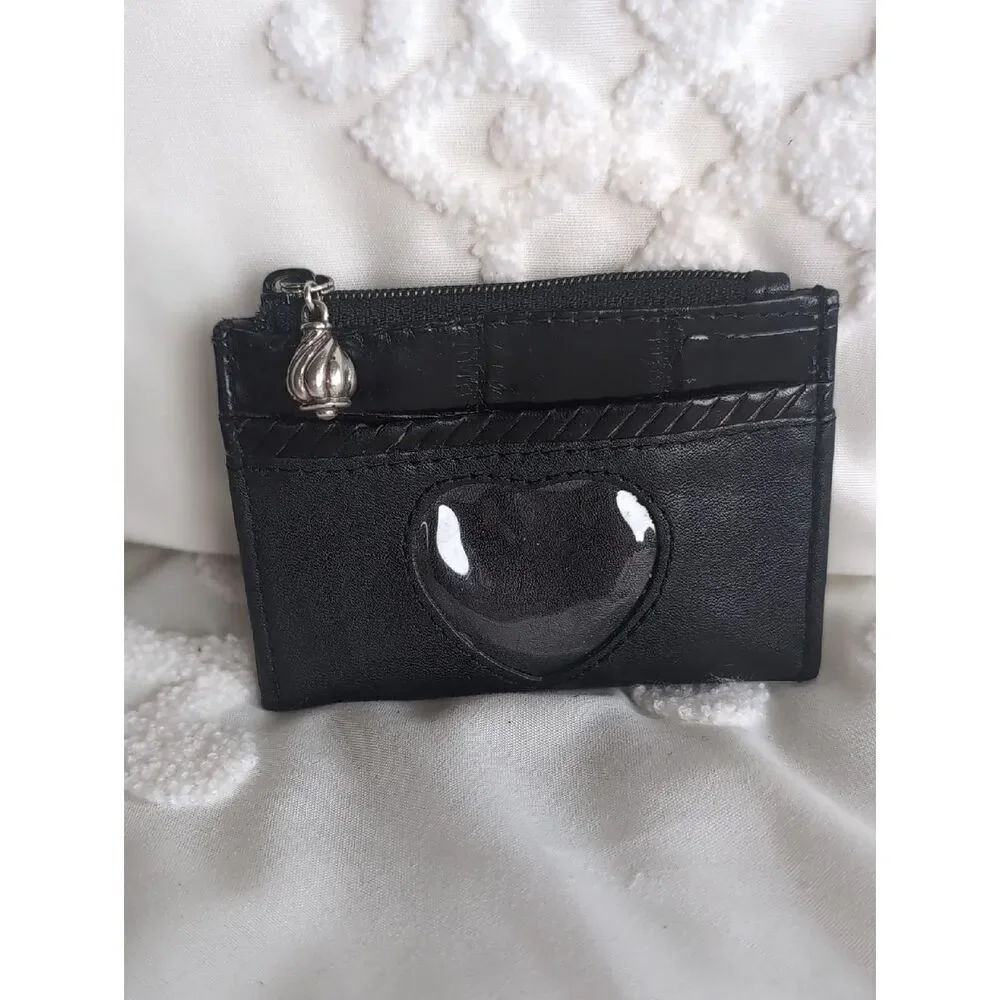 Brighton Vintage  Coin /Credit Card Wallet With Heart 🖤 Photo Frame